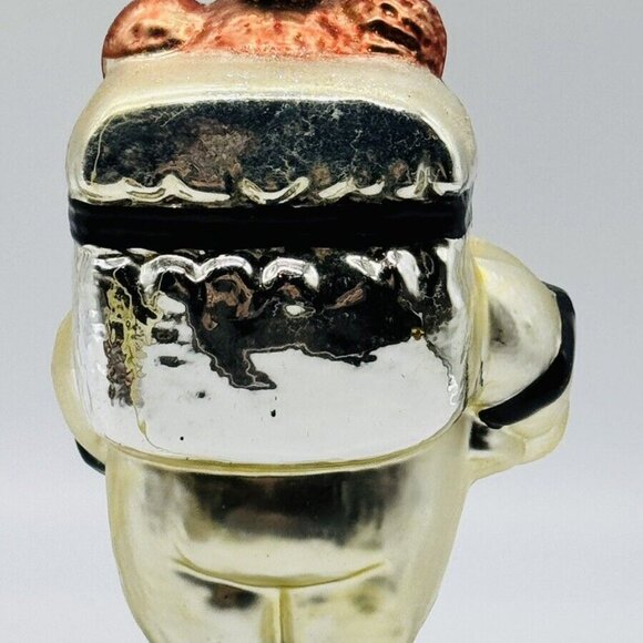 Teddys In Time 1999 BK Hand Blown Glass Ornament 1960s Spaceman - Picture 5 of 9